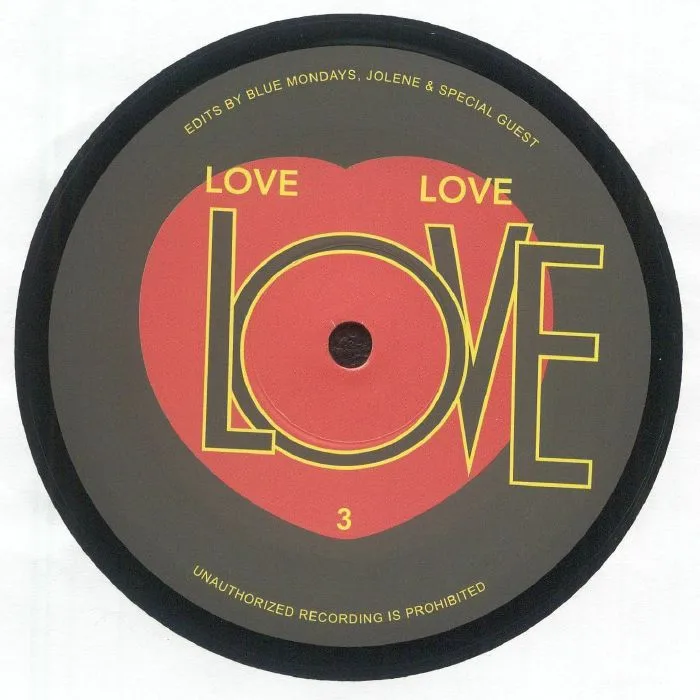 Back cover — LOVE RECORDS — Love Records #3