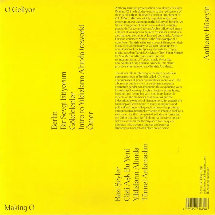 Обратная сторона обложки — Anthony HUSEYIN — O Geliyor Making O