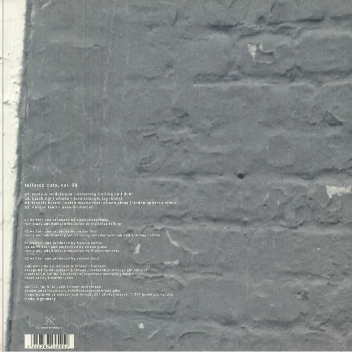 Back cover — Various — Tailored Cuts, Vol. 06