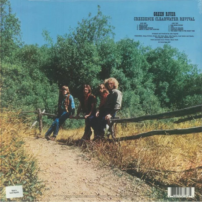 Обратная сторона обложки — CREEDENCE CLEARWATER REVIVAL — Green River (remastered)