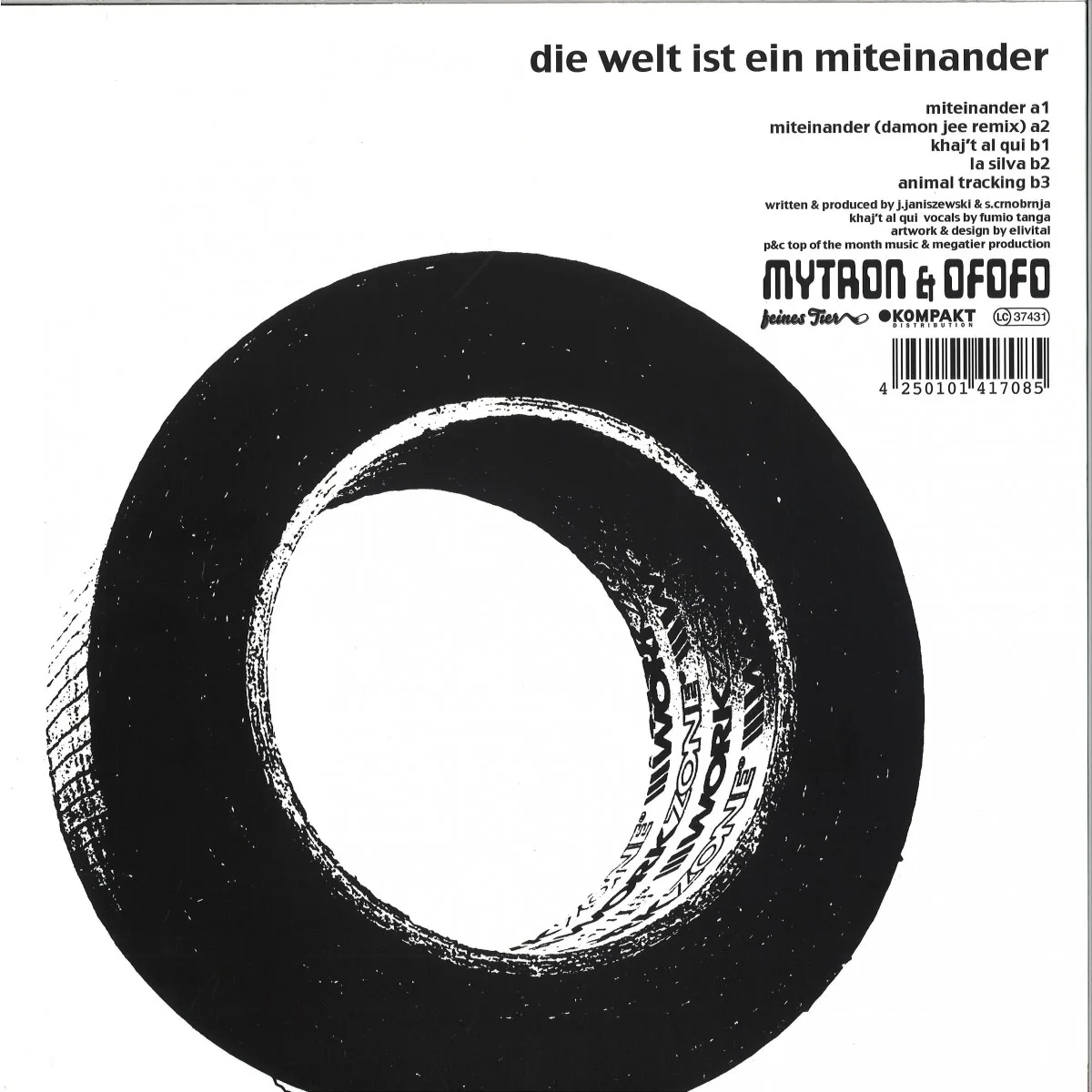 Back cover — Mytron&Ofofo — Miteinander