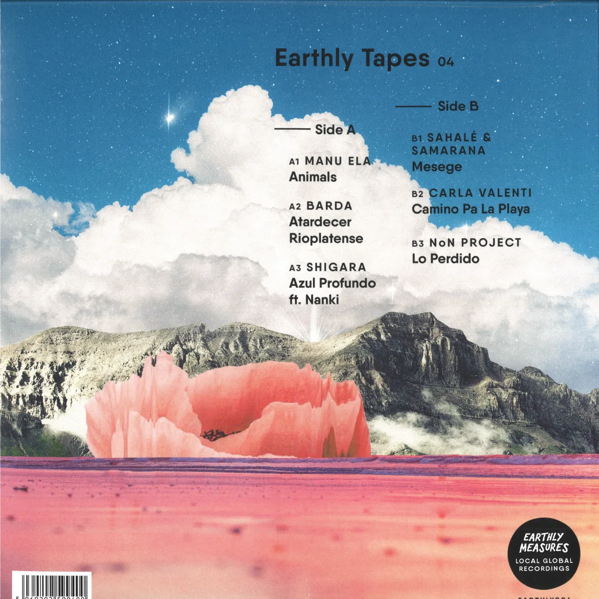 Обратная сторона обложки — Various — Earthly Tapes 04 LP