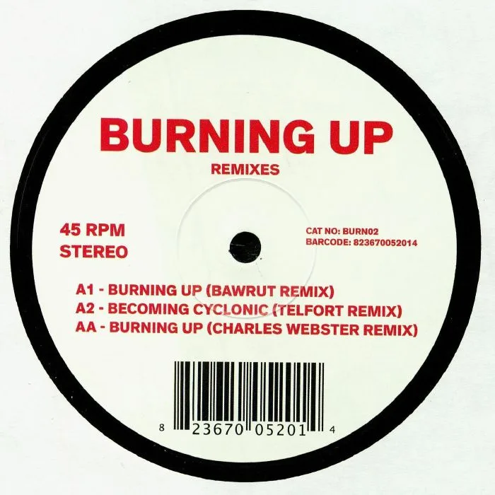 Лицевая сторона обложки — BURN — Burning Up (remixes)