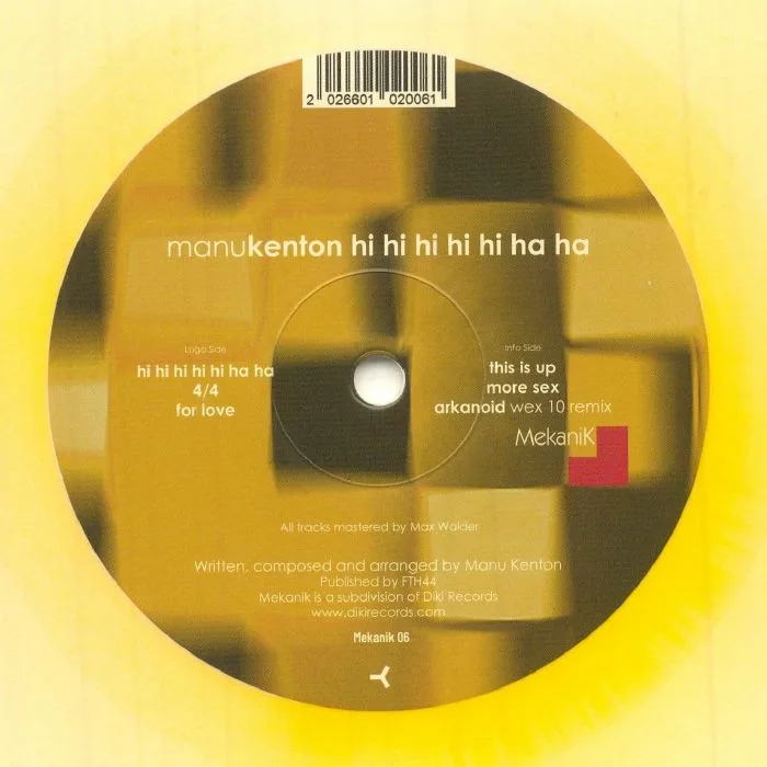 Обратная сторона обложки — Manu KENTON — Hi Hi Hi Hi Hi Ha Ha