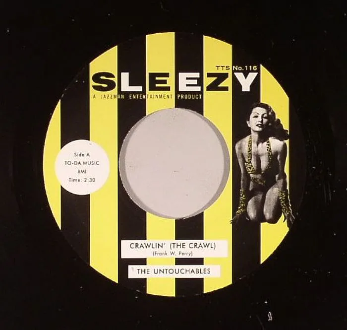 Front cover — The UNTOUCHABLES / RICHIE MAYO & THE PARAMOURS — Crawlin (The Crawl)