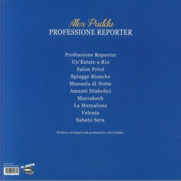 Back cover — Alex PUDDU — Professione Reporter