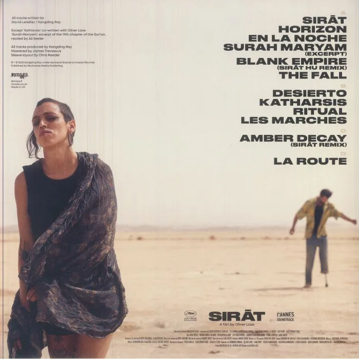 Обратная сторона обложки — KANGDING RAY — Sirat (Soundtrack)