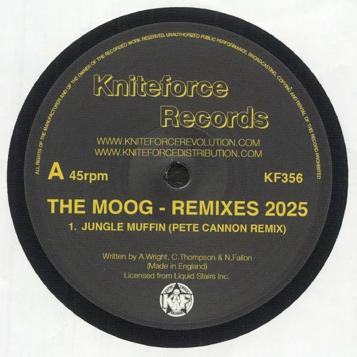 Front cover — The MOOG — Rush Hour: Remixes 2025