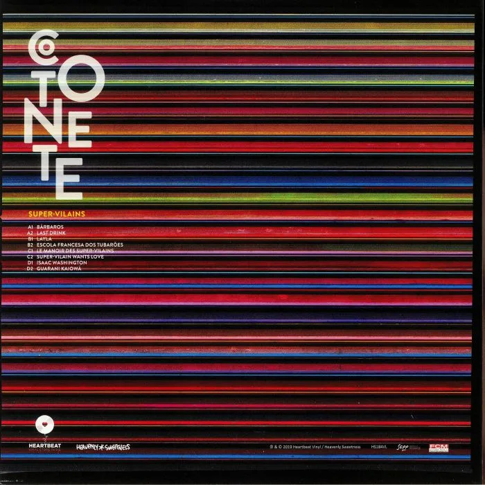 Обратная сторона обложки — COTONETE — Super Vilains
