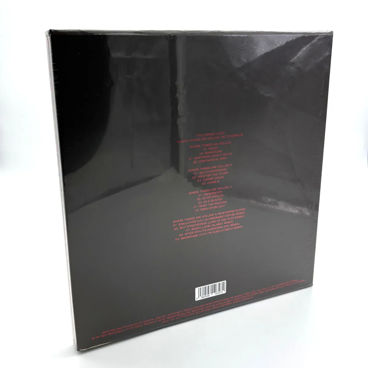 Обратная сторона обложки — Pye Corner Audio — Where Things Are Hollow: No Tomorrow LP 4x12"