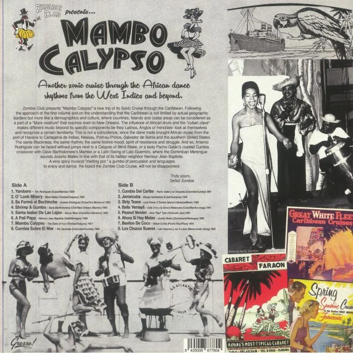 Обратная сторона обложки — VARIOUS — Mambo Calypso (reissue)