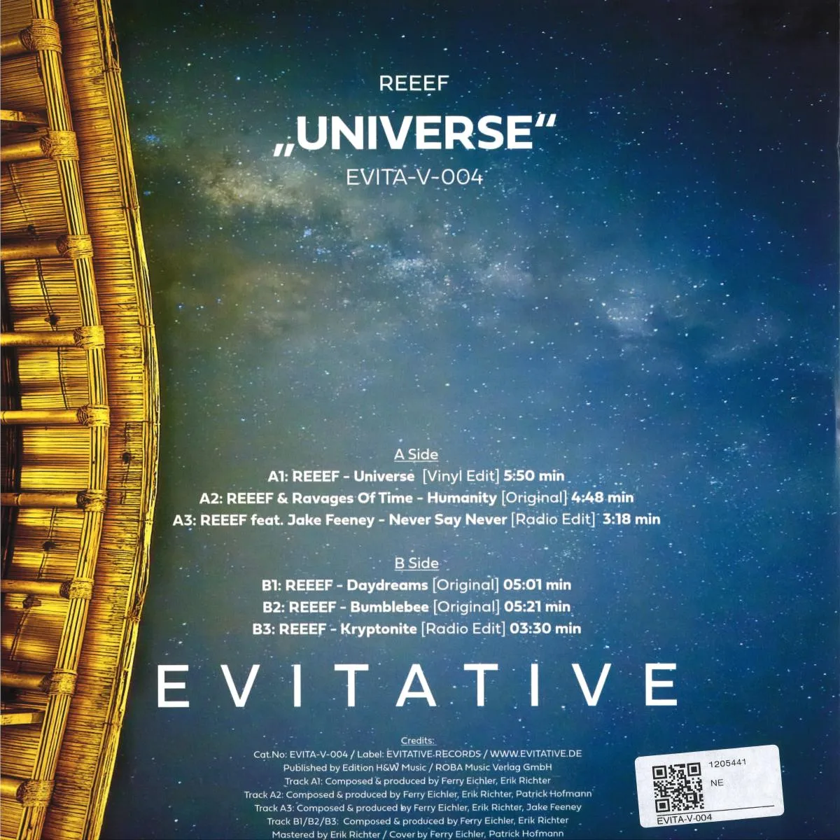 Обратная сторона обложки — Reeef — Universe