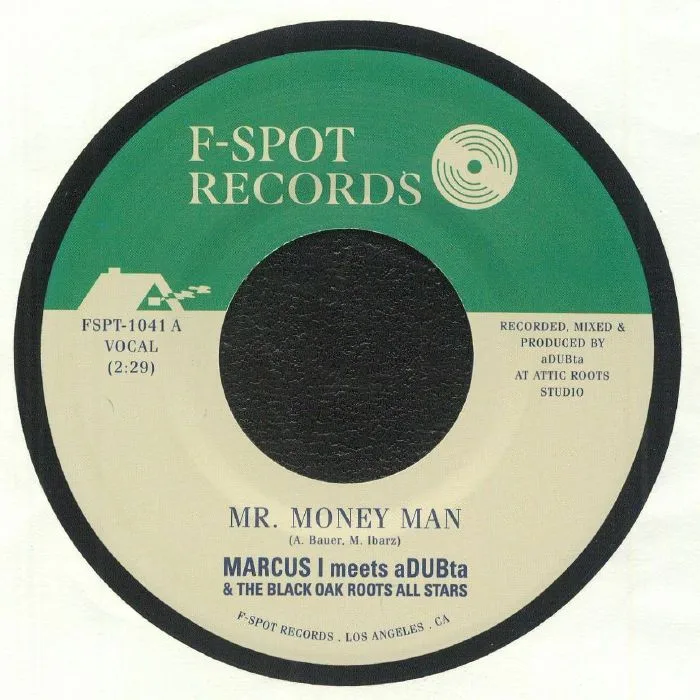 MARCUS I meets ADUBTA / THE BLACK OAK ROOTS ALL STARS — Mr Money Man