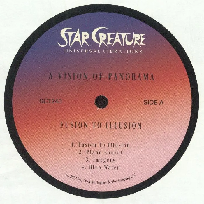 Front cover — A VISION OF PANORAMA — Fusion To Illusion (reissue)