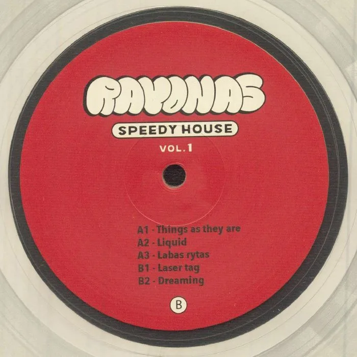 Обратная сторона обложки — RAYONAS — Speedy House Vol 1
