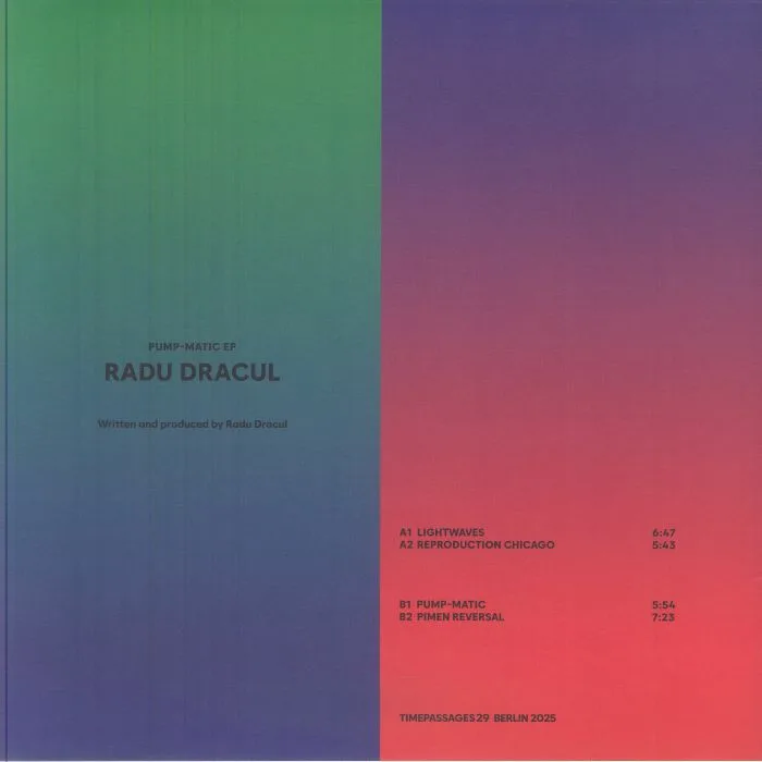 Back cover — RADU DRACUL — Pump Matic EP