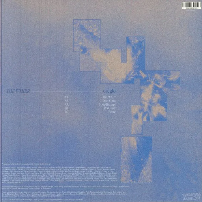 Back cover — OREGLO — The Whirr