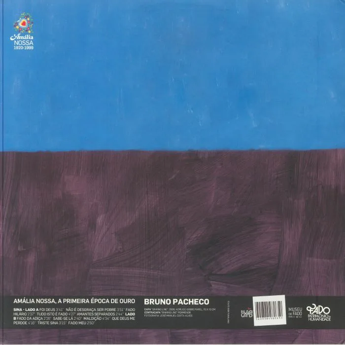 Back cover — Amalia RODRIGUES — Sina
