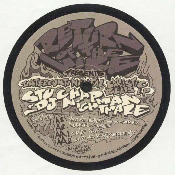 Back cover — Stu CHAPMAN / NIGHTMARE — Intercontinental Ballistic Beats