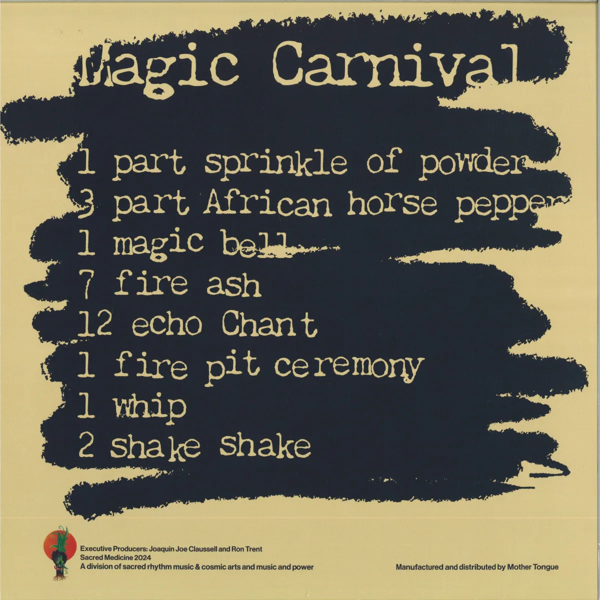 Back cover — Ron Trent — Magic Carnival