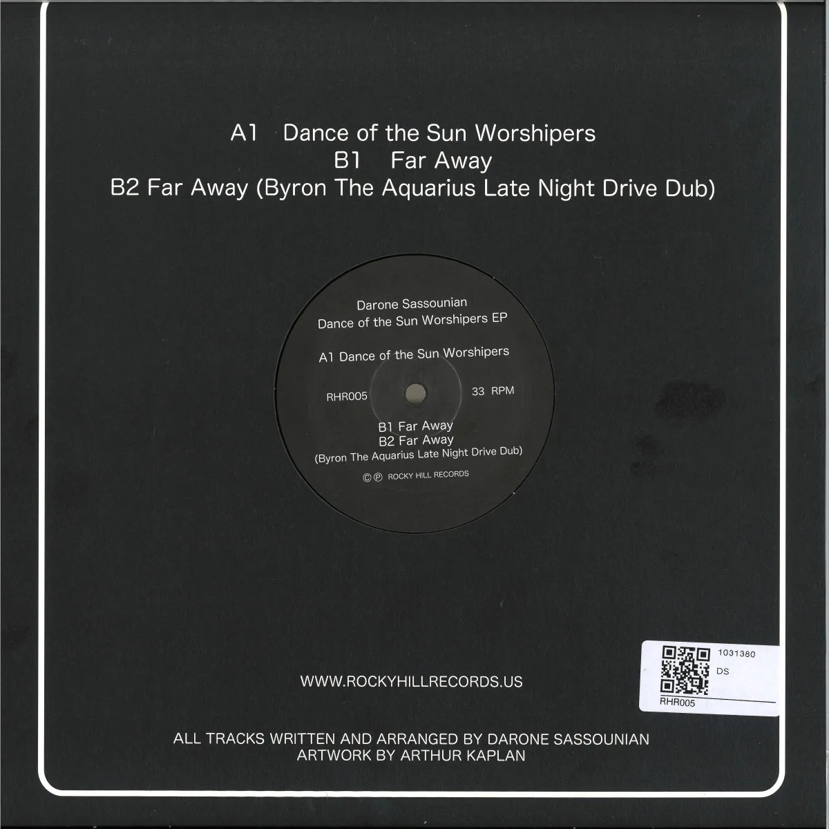 Back cover — Darone Sassounian — Dance Of The Sun Worshipers