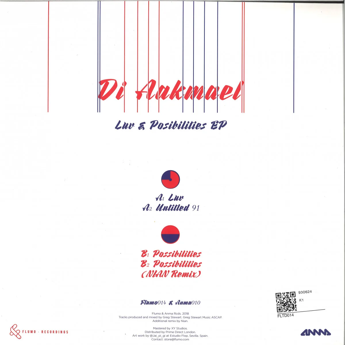 Back cover — Dj Aakmael — Love & Possibilities