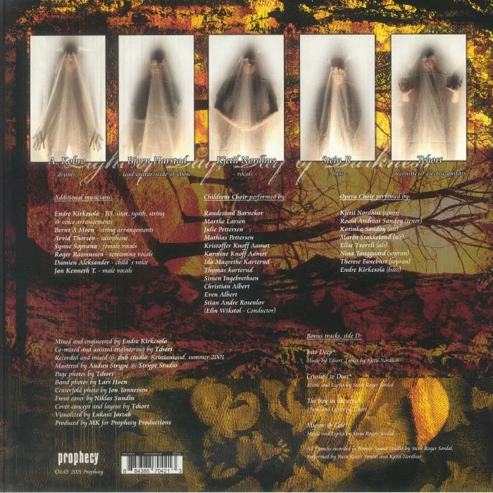 Back cover — GREEN CARNATION — Light Of Day Day Of Darkness