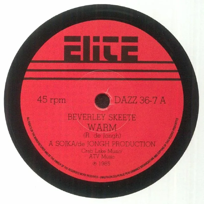 Лицевая сторона обложки — BEVERELY SKEETE — Warm (reissue)