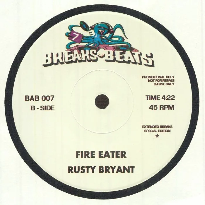 Обратная сторона обложки — EASURE / RUSTY BRYANT — JOYOUS / FIRE EATER (7")