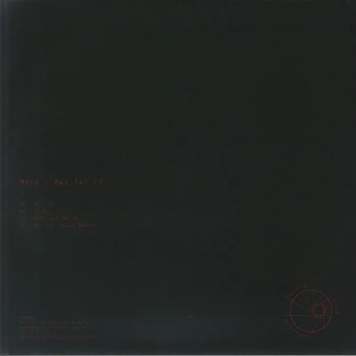 Back cover — MRYN — Mai Tai EP