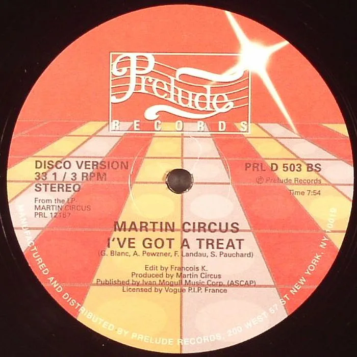 Обратная сторона обложки — Martin CIRCUS — Disco Circus