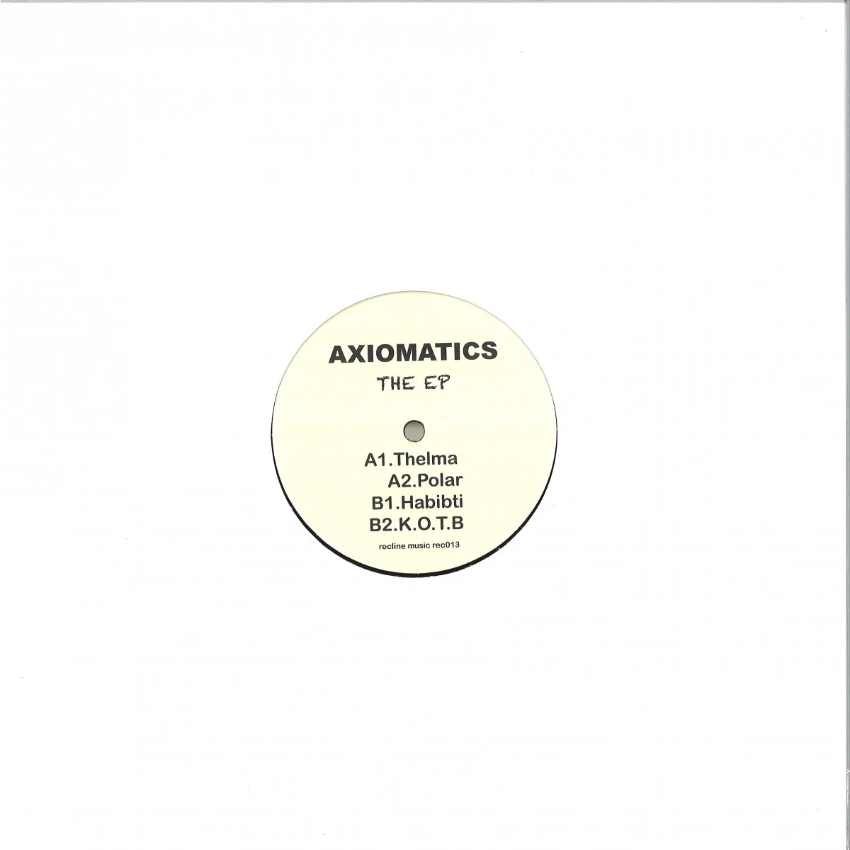 Back cover — Axiomatics — The EP