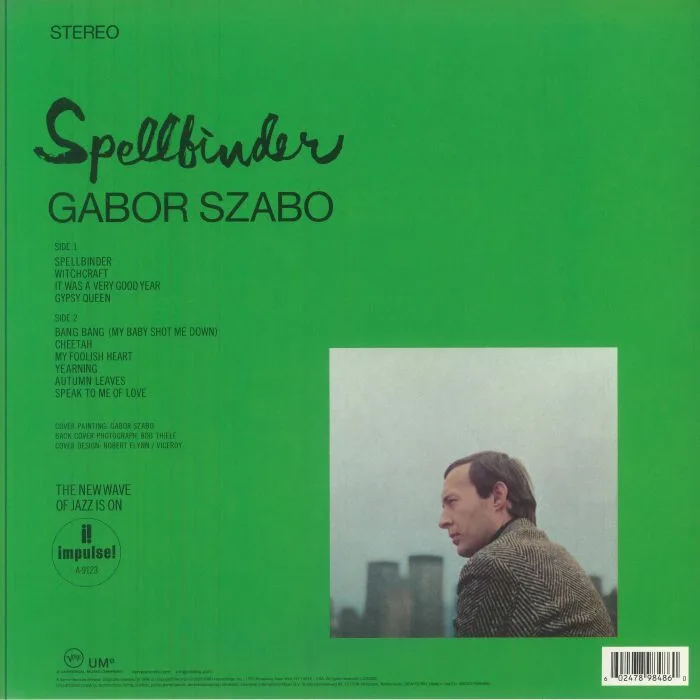 Обратная сторона обложки — Gabor SZABO — Spellbinder (Verve Vault)