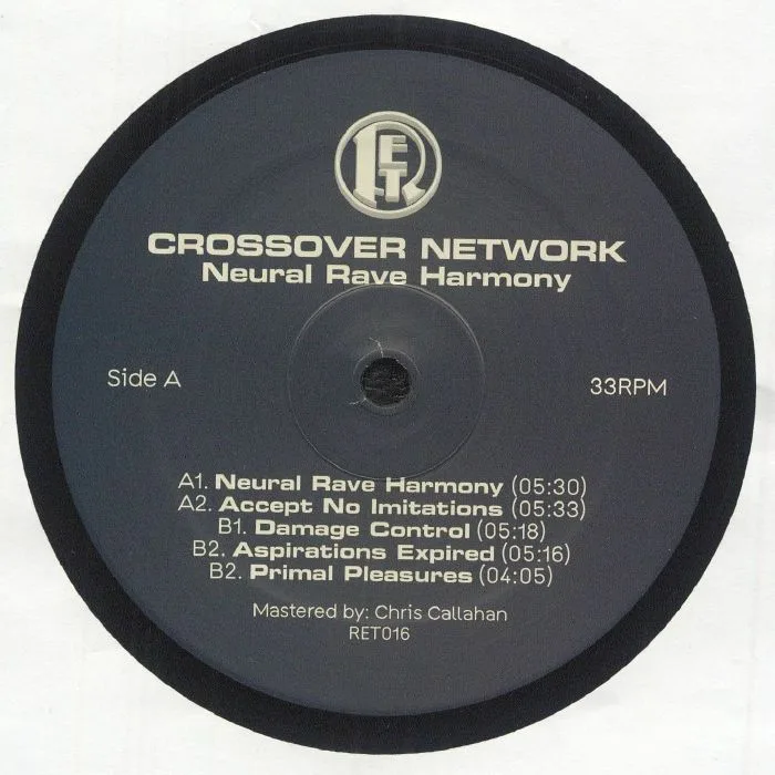 Лицевая сторона обложки — CROSSOVER NETWORK — Neural Rave Harmony