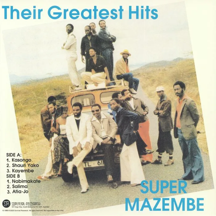 Back cover — SUPWE MAZEMBE — Their Greatest Hits