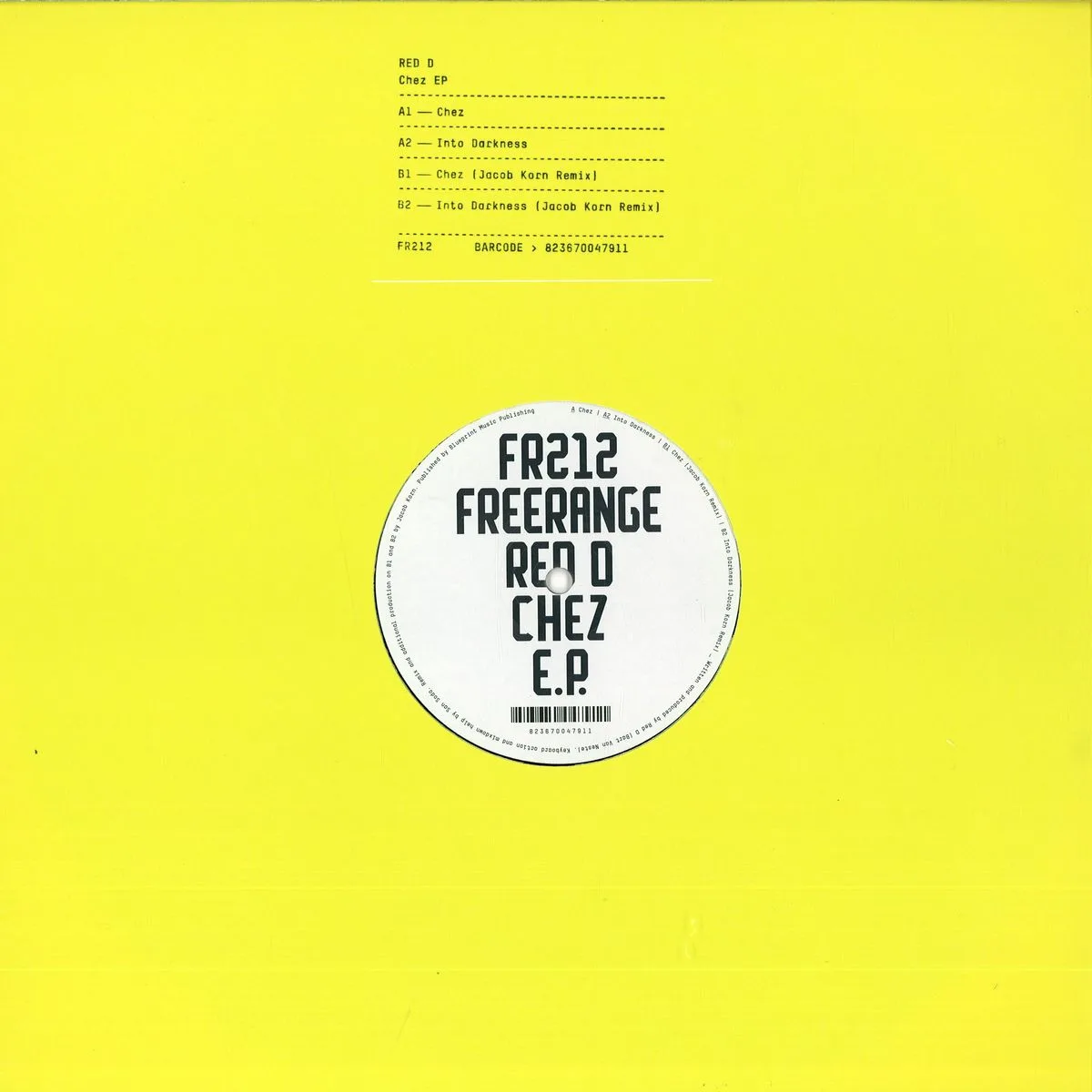 Back cover — Red D — Chez Ep