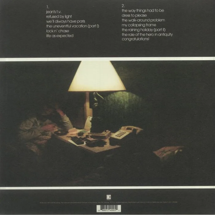 Back cover — COMMANDER VENUS — The Uneventful Vacation (25th Anniversary) (Record Store Day RSD 2022)