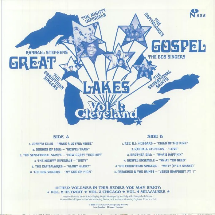 Back cover — VARIOUS — Great Lakes Gospel: Cleveland