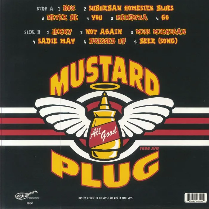 Обратная сторона обложки — MUSTARD PLUG — Evildoers Beware! (25th Anniversary Edition)