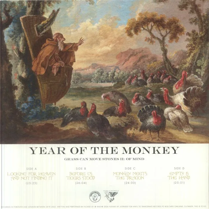 Back cover — FUCKED UP — Year Of The Monkey