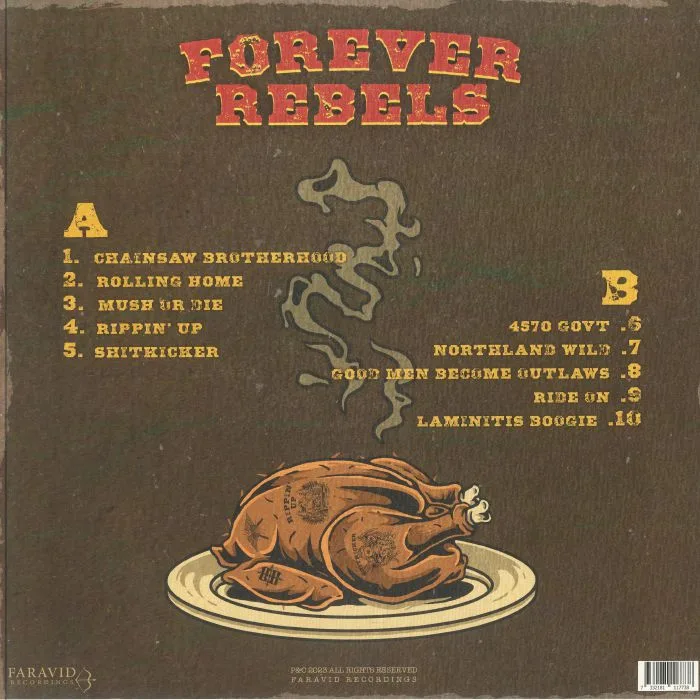 Back cover — BOURBON BOYS — Forever Rebels