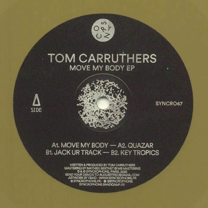 Front cover — CARRUTHERS. Tom — Move My Body EP