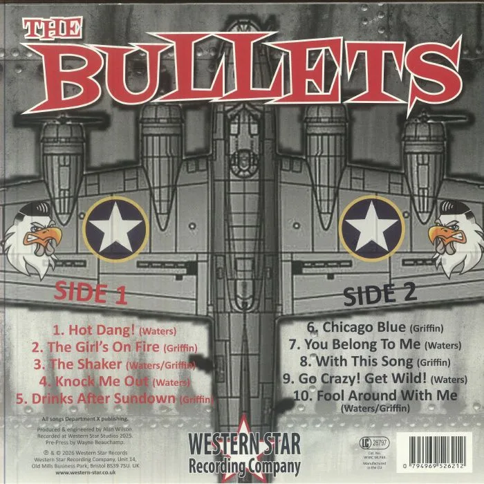 Back cover — The BULLETS — Hot Dang!