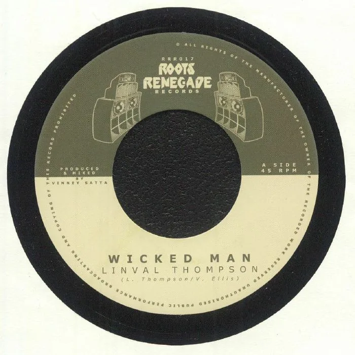 Лицевая сторона обложки — Linval THOMPSON — Wicked Man