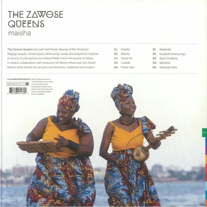 Back cover — The ZAWOSE QUEENS — Maisha