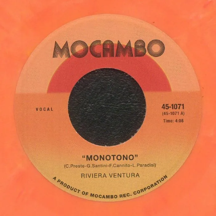 Front cover — RIVIERA VENTURA — Monotono (reissue)