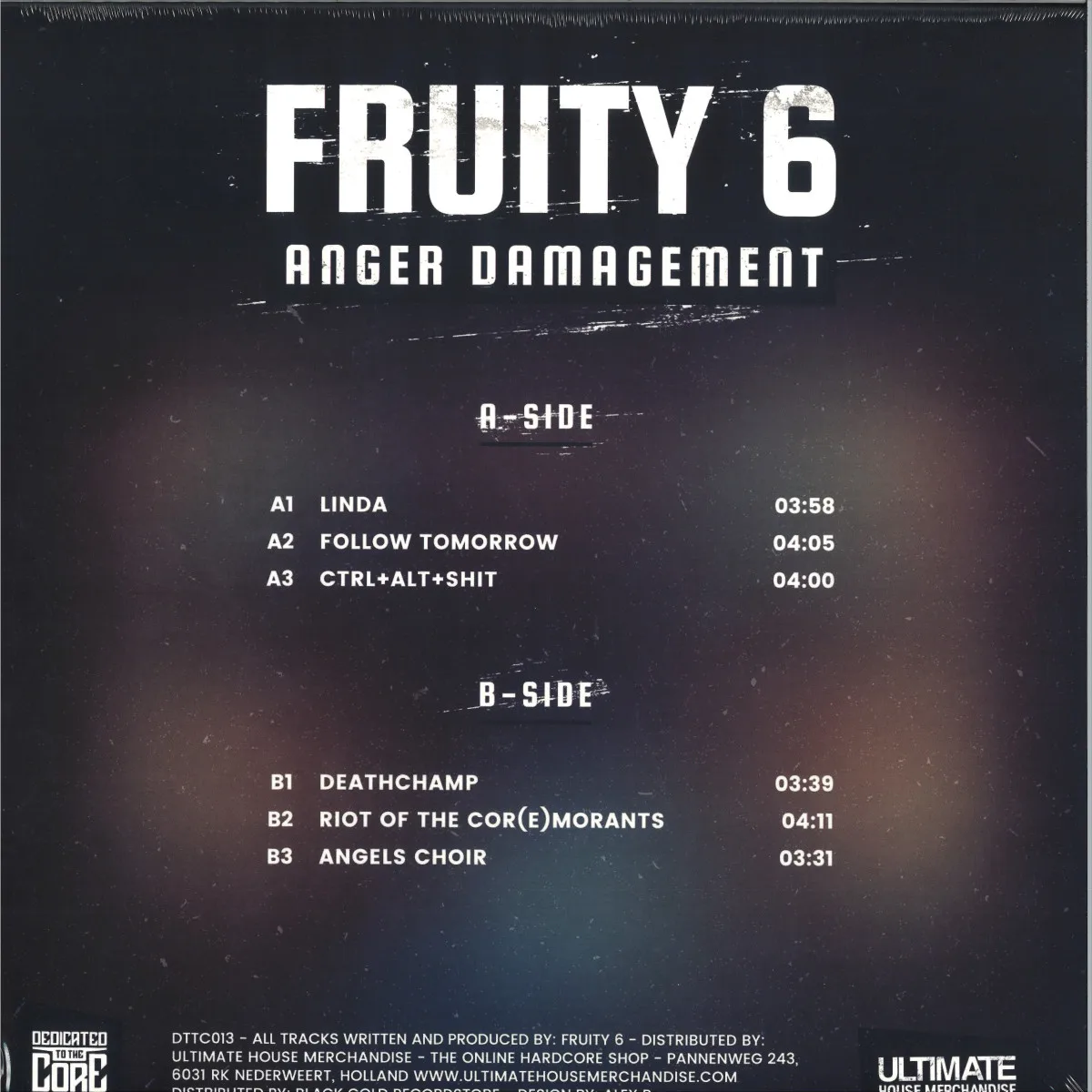 Back cover — Fruity-6 — Anger Damagement