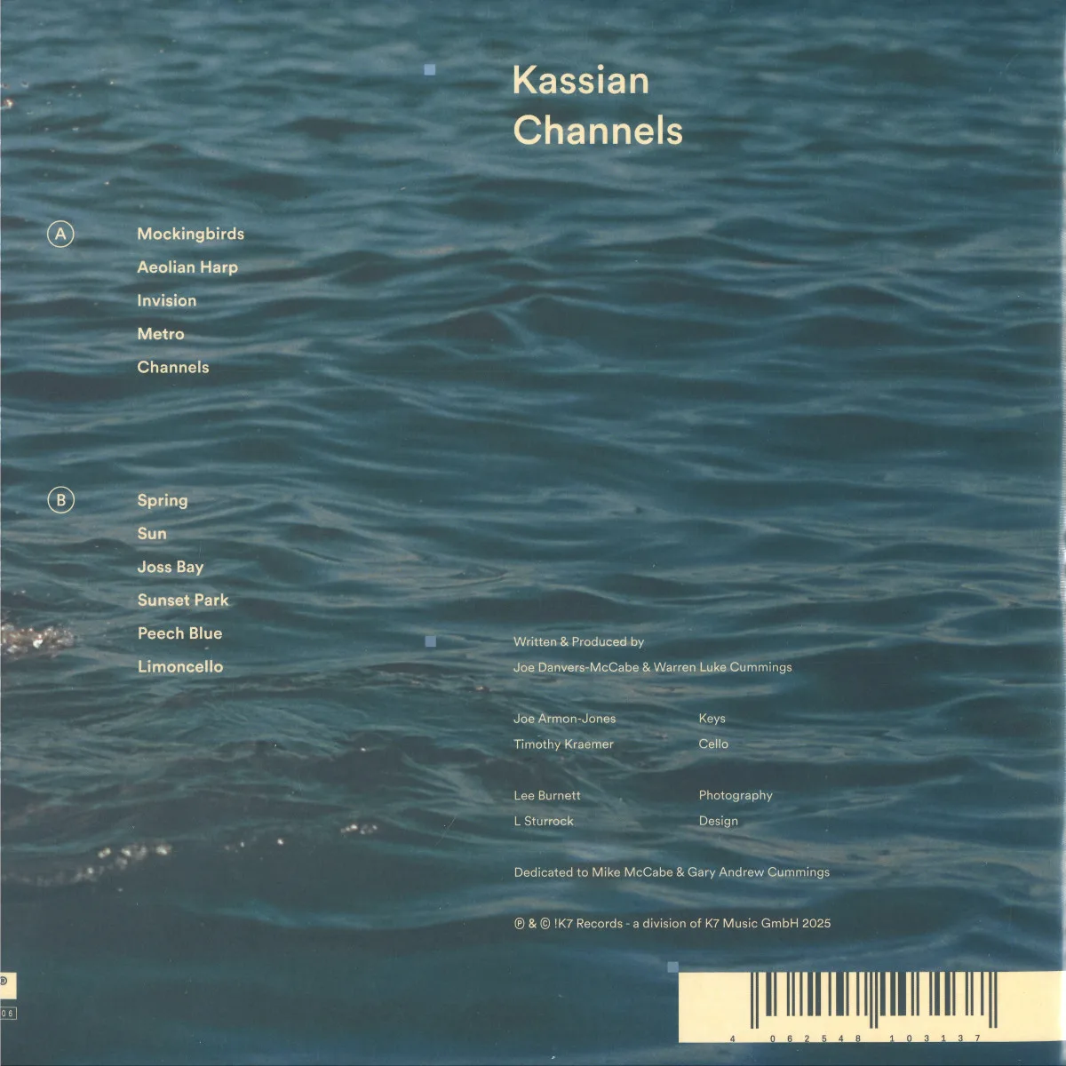 Обратная сторона обложки — Kassian — Channels