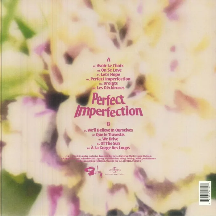 Обратная сторона обложки — Eric CANTONA — Perfect Imperfection