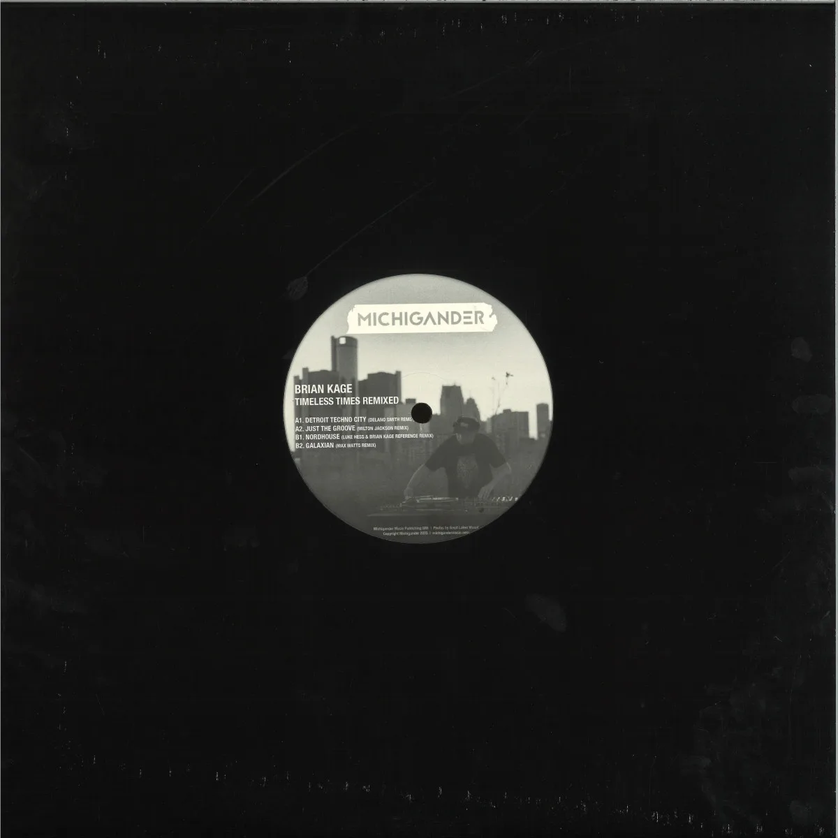 Back cover — Brian Kage — Timeless Times Remixed